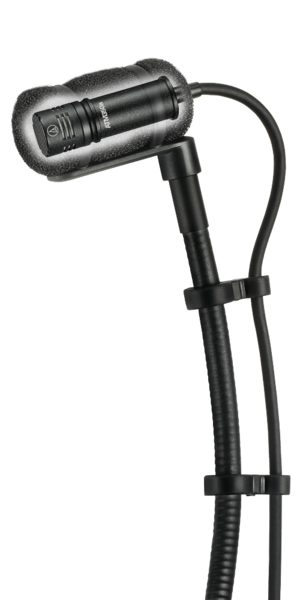 CARDIOID CONDENSER INSTRUMENT MICROPHONE WITH GUITAR MOUNTING SYSTEM (9" GOOSENECK)